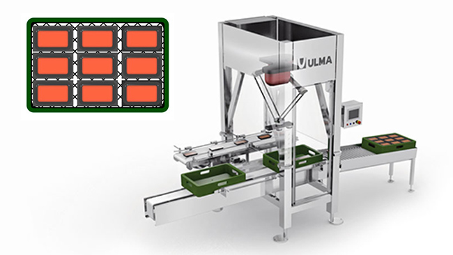 Crate packing with Ulma U10H Robot