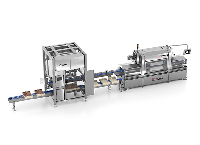 Traysealing line for strawberries with automatic case packing — ULMA ...