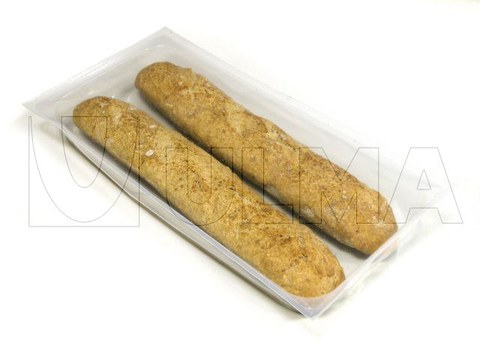 French bread packaging in thermoforming in modified atmosphere (MAP) with rigid film