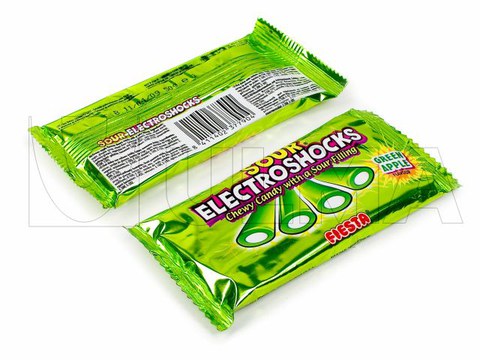 Licorice bars packaging in flow pack wrapper