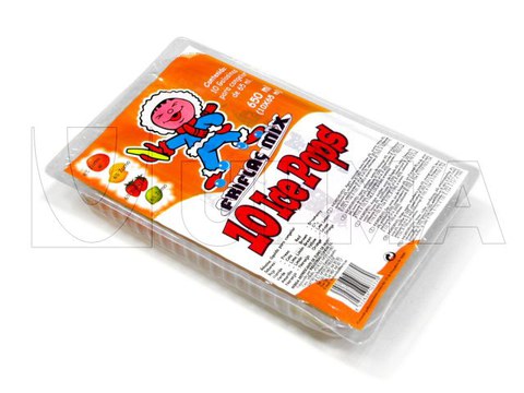 Sweets packaging in thermoforming in rigid film