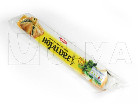 Flaky pastry packaging in flow pack (hffs)