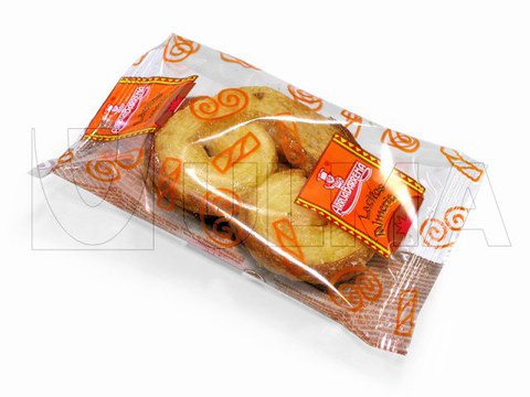Pastry packaging in flow pack (hffs)