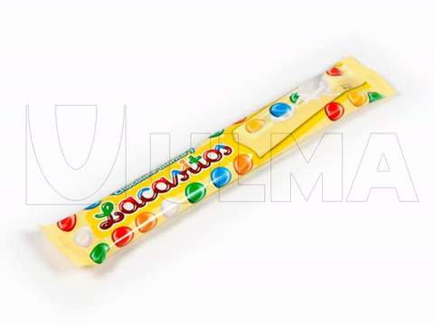 Chocolate bar packaging in flow pack (hffs)