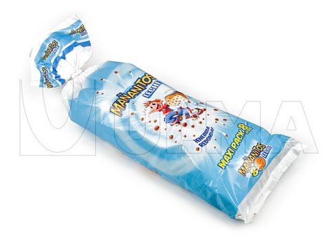 Chocolate snack cakes packaging in flow pack (hffs)