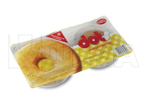 Dots MAP packaging in thermoforming rigid film