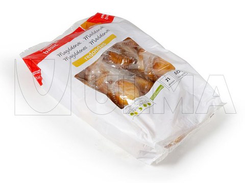Muffins packaging in vertical (vffs)