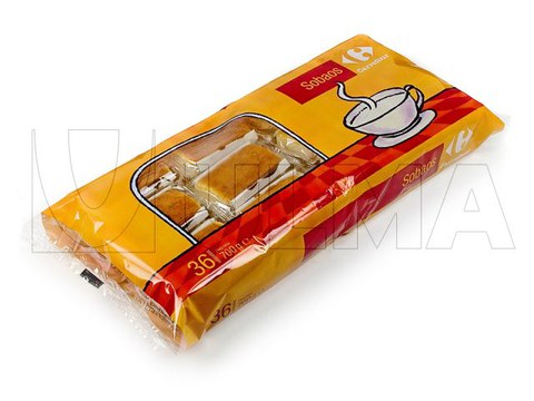 Snack cakes packaging in flow pack (hffs)
