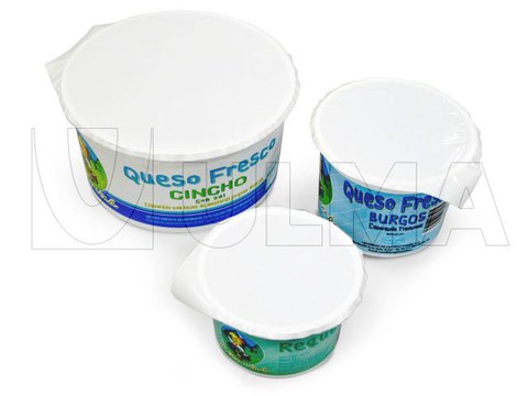 Fresh cheese packaging in traysealing in modified atmosphere (MAP) in a easy-open rigid tray