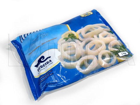 Squid rings packaging in vertical (VFFS) and laminated film