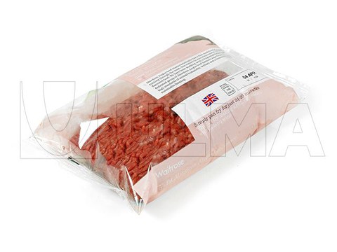 Trayless packing of minced meat