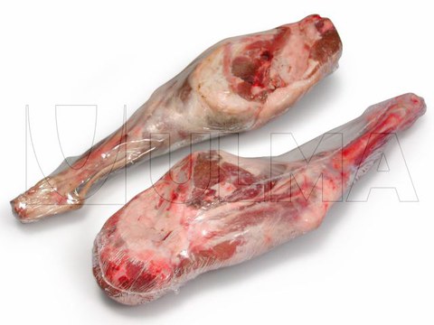 Lamb pieces packaging in flow pack wrapper (HFFS) in shrink film