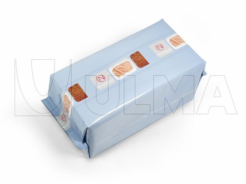 Leberkaese packaging in flow pack wrapper (HFFS) in Modified Atmosphere (MAP)