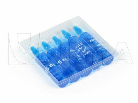 Medical fixation and vial packaging in thermoforming in rigid film