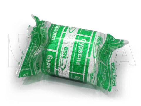 Bandage packaging in flow pack wrapper (HFFS)