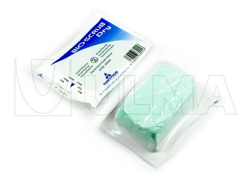 Surgical brush packaging in thermoforming in flexible film