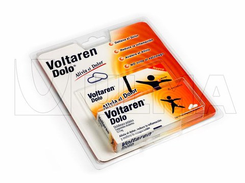 Medical products packaging in blister