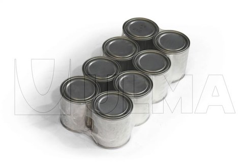 Sleeve wrapping of paint and varnish cans with low density polyethylene film (LDPE)