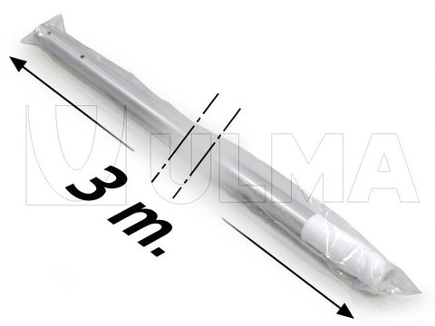 Cleaning bar handle packaging in flow pack wrapper (HFFS) for swimming pools