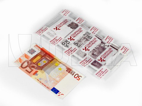 Money packaging in thermoforming in flexible film