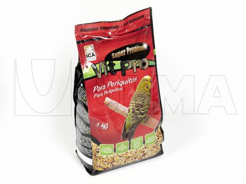 Pet food packaging in VFFS machine in flat bottom pack with 4 edge seals and reclosable zip.
