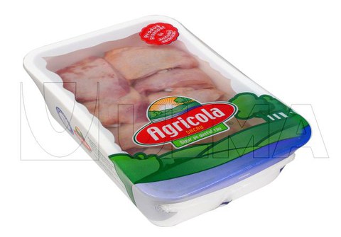 Chicken cut-up packaging in flow pack wrapper (HFFS) in Modified Atmosphere (MAP) using BDF Shrink Barrier Film