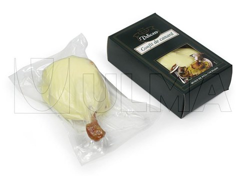 Duck confit packaging in thermoforming in vacuum pack