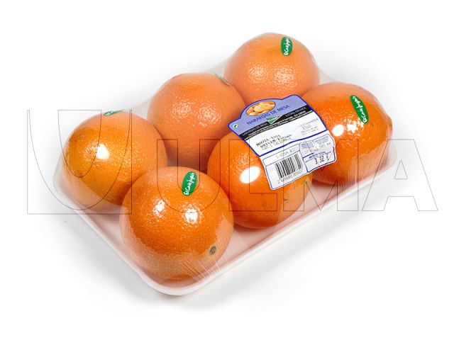 Download Oranges tray packaging in stretch film — ULMA Packaging Yellowimages Mockups
