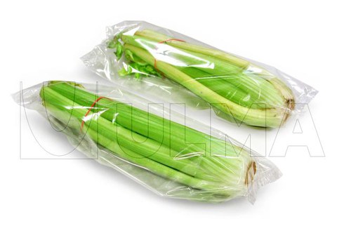 Celery packaging in flow pack wrapper (HFFS)