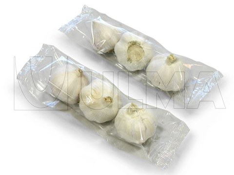 Heads of garlics packaging in flow pack wrapper (HFFS)