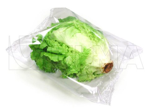Lettuce packaging in flow pack wrapper (HFFS)