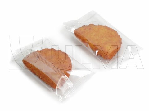 Cordon Bleu and croques packaging in flow pack wrapper