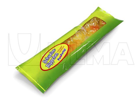 Sandwich packaging in flow pack (hffs) with modified atmosphere (MAP)