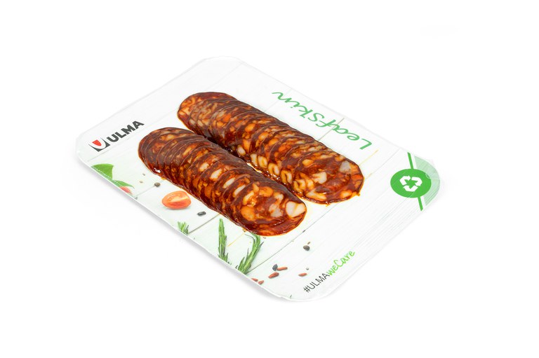 Traysealing chorizo in cardboard Leafskin TSA 540 S cut outside.JPG Traysealing chorizo in cardboard Leafskin TSA 540 S cut outside.JPG