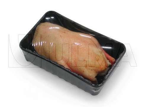 Envasado de pato en bandeja en flow pack en atmósfera modificada (MAP)