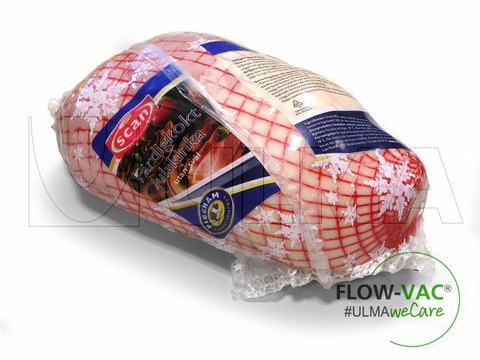 Envasado de jamón cocido al vacío en FLOW-VAC®