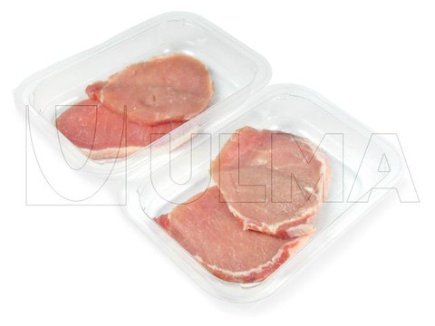Envasado de filetes de lomo en bandeja rígida termosellada en atmósfera modificada (MAP)