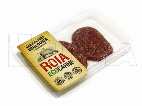 Envasado de hamburguesas en termosellado skin