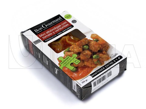 Envasado de comida preparada en termoformado al vacío en film flexible