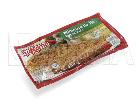 Envasado de filete empanado en termoformado al vacío