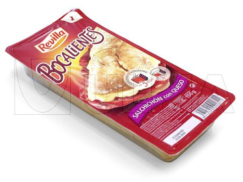 Envasado de bocadillo en film rígido termoformado con atmósfera modificada (MAP)