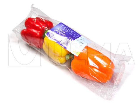 Envasado de pimientos en flow pack (hffs)