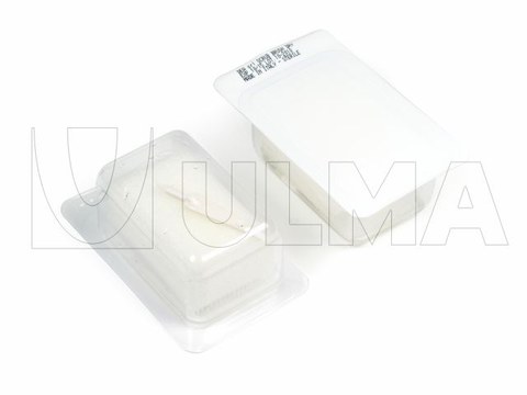 Envasado de cepillos con esponja + espátula rascadora + desinfectante povidona en termoformado en film rígido