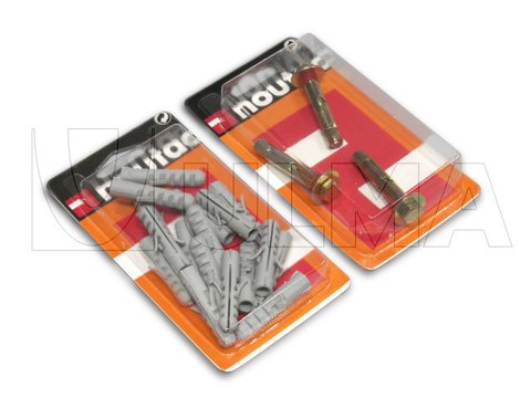 Envasado de elementos de fijación en blister