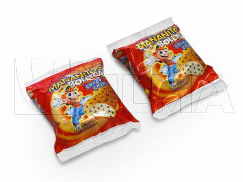 Envasado de bollos Mananitos en flow pack