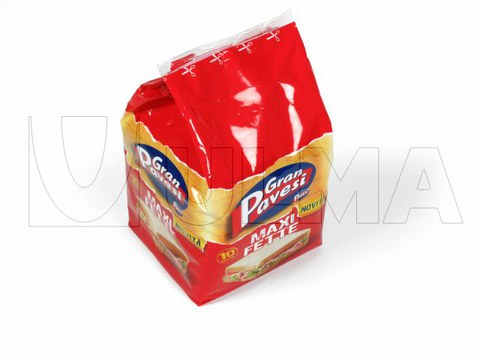 Envasado de pan de molde en flow pack