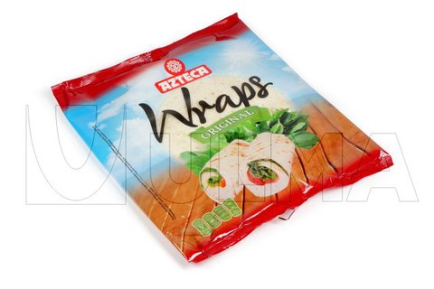 Envasado de wraps en MAP y paquete recerrable Flap Pack