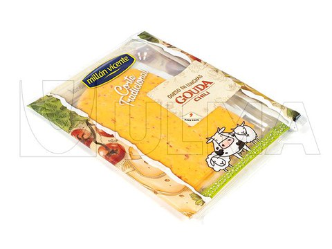 Envasado de queso loncheado en envase resellable flow pack (hffs) con sistema side seal